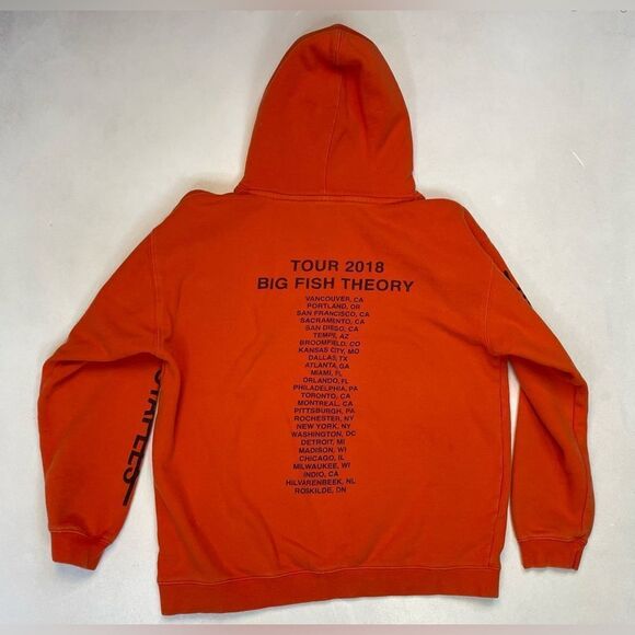 Vince Staples Big Fish Theory Graphic Pullover Hoodie 2018 Tour Men Small Music - Picture 4 of 8